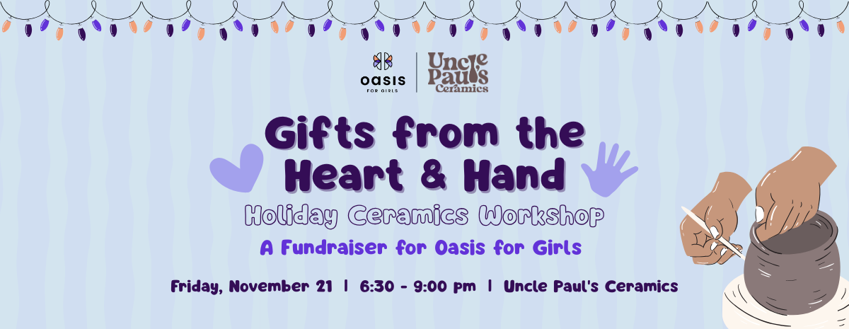 Gifts from the Heart & Hand: Holiday Ceramics Workshop 